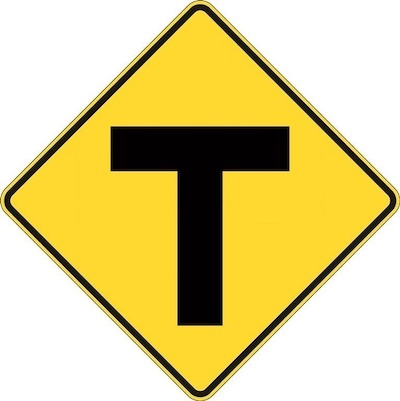 تقاطع على شكل T