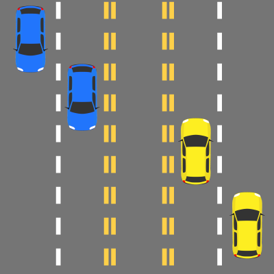 Center Left Turn Lane
