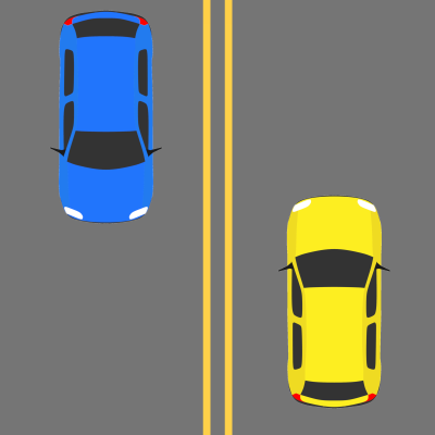 Double Solid Yellow Line