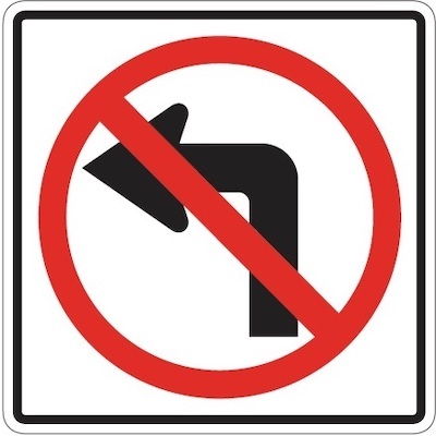 No Left Turn