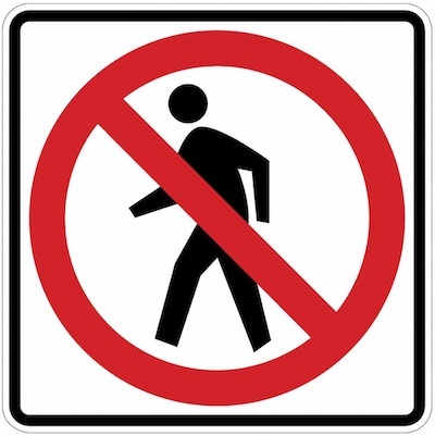 No Pedestrians