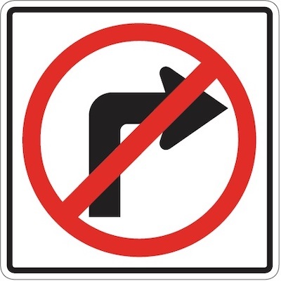 No Right Turn
