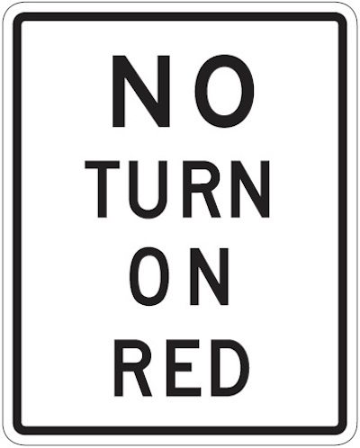 No Turn On Red