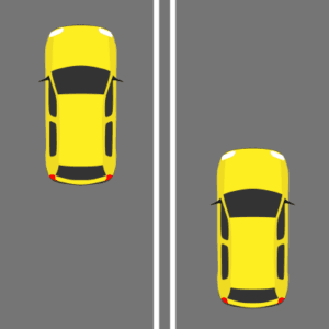 Double Solid White Line