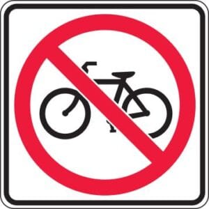 No Bicycles