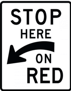 Stop Here On Red