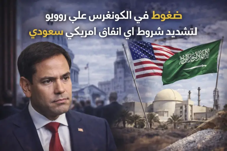 ضغوط في الكونغرس على روبيو لتشديد شروط أي اتفاق نووي أمريكي سعودي