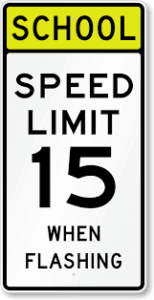 School Speed Limit