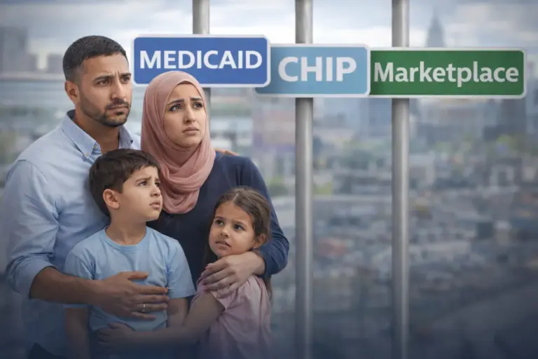 هل ينتقل أطفالك من Marketplace إلى Medicaid أو CHIP؟ دليل 2026 للأسر العربية لتجنّب فجوة التغطية