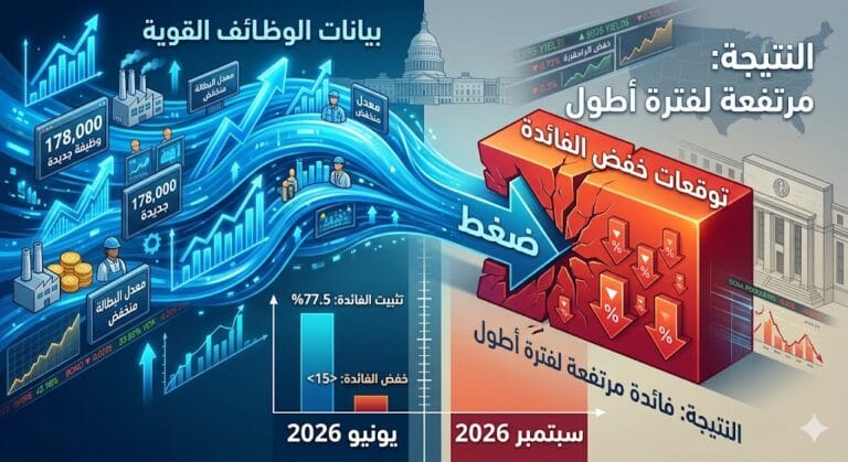 بيانات الوظائف القوية تضغط على توقعات خفض الفائدة في أمريكا
