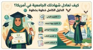 كيف تعادل شهادتك الجامعية في أمريكا؟ الدليل الكامل خطوة بخطوة