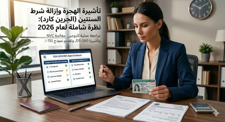 المعالجة القنصلية عبر NVC وDS-260: ماذا يحدث بعد موافقة I-130 حتى موعد السفارة؟