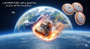 عودة تاريخية من القمر: طاقم Artemis II يقترب من الأرض بعد رحلة أبعد من أي بشر