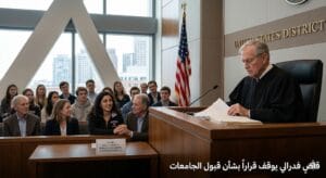 قاضٍ فدرالي يوقف مسعى إدارة ترامب لإلزام الجامعات بإثبات عدم استخدام العرق في القبول