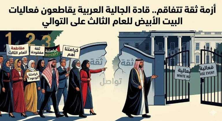 أزمة ثقة تتفاقم.. قادة الجالية العربية يقاطعون فعاليات البيت الأبيض للعام الثالث على التوالي