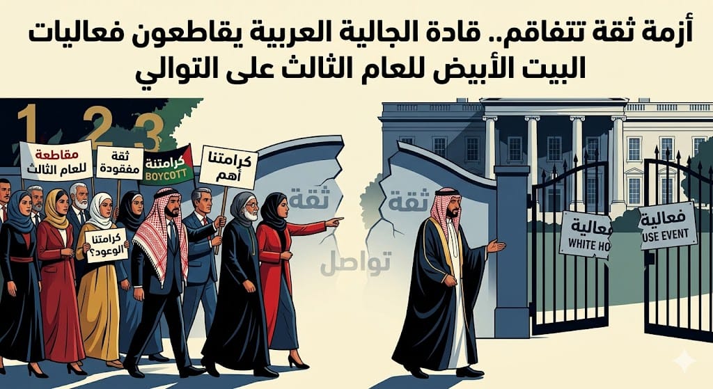 أزمة ثقة تتفاقم.. قادة الجالية العربية يقاطعون فعاليات البيت الأبيض للعام الثالث على التوالي