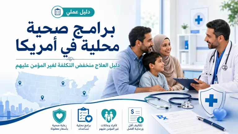 برامج صحية محلية في أمريكا تشبه MEMPHIS Plan: دليل العلاج منخفض التكلفة لغير المؤمن عليهم
