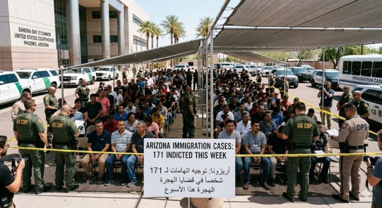 أريزونا توجه اتهامات إلى 171 شخصاً في قضايا جنائية مرتبطة بالهجرة هذا الأسبوع