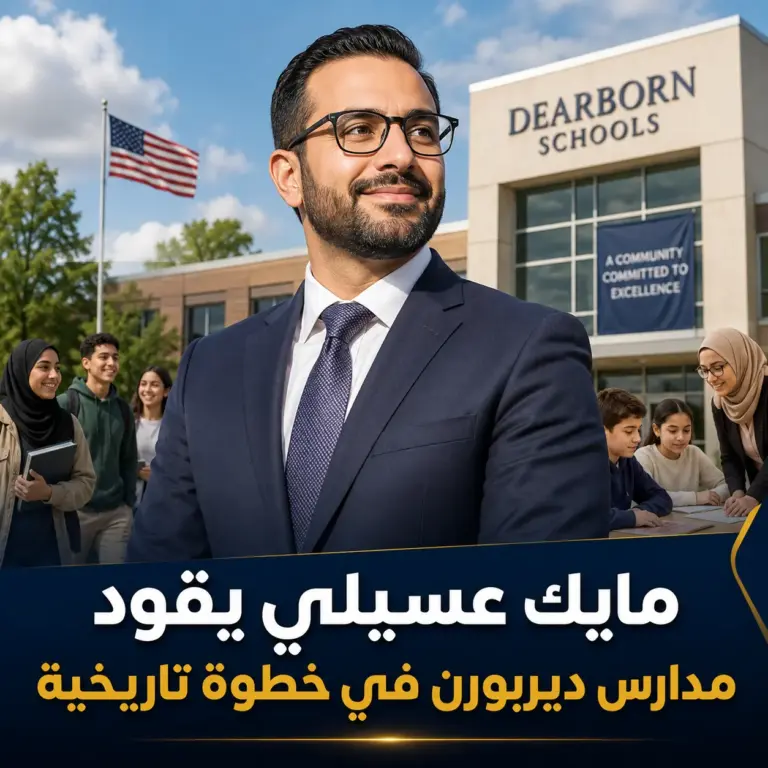 مايك عسيلي يدخل التاريخ كأول عربي أمريكي مسلم يقود مدارس ديربورن