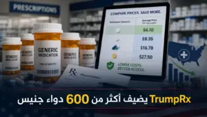 TrumpRx يضيف أكثر من 600 دواء بديل أرخص