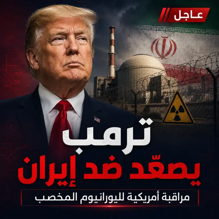 ترمب يصعّد ضد إيران: واشنطن تراقب اليورانيوم المخصب ولن تسمح بالوصول إليه