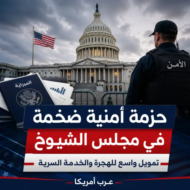 حزمة أمنية ضخمة في مجلس الشيوخ: مليار دولار للخدمة السرية وتمويل واسع للهجرة