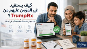 كيف يستفيد من لا يملك تأمينًا صحيًا من TrumpRx؟ دليل عملي لشراء الأدوية بسعر أقل في أمريكا