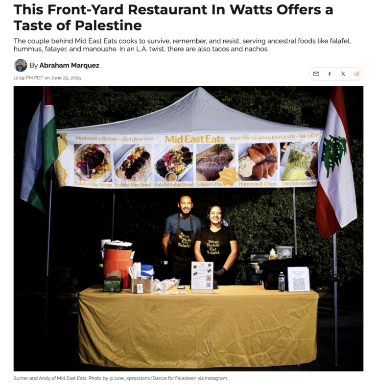 Mid East Eats | Palestinian Falafel & Boba مطعم فلسطيني