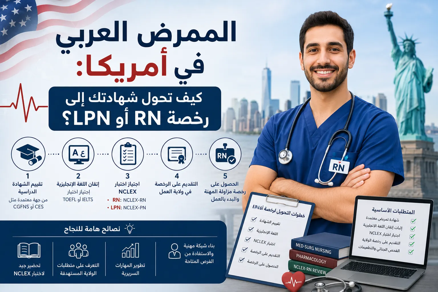 الممرض العربي في أمريكا