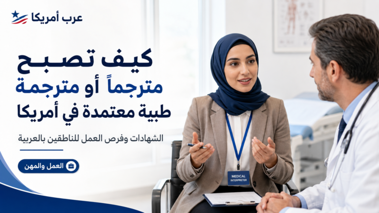 كيف تصبح مترجمًا أو مترجمة طبية معتمدة في أمريكا: الشهادات وفرص العمل للناطقين بالعربية