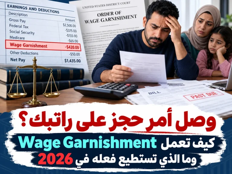 وصل أمر حجز على راتبك؟ كيف تعمل Wage Garnishment وما الذي تستطيع فعله في 2026