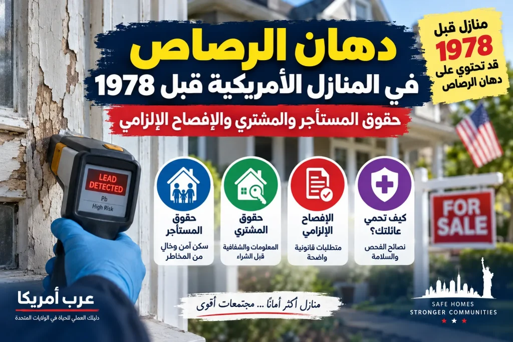 دهان الرصاص في المنازل الأمريكية قبل 1978: حقوق المستأجر والمشتري والإفصاح الإلزامي