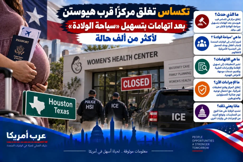 تكساس تغلق مركزًا قرب هيوستن بعد اتهامات بتسهيل «سياحة الولادة» لأكثر من ألف حالة