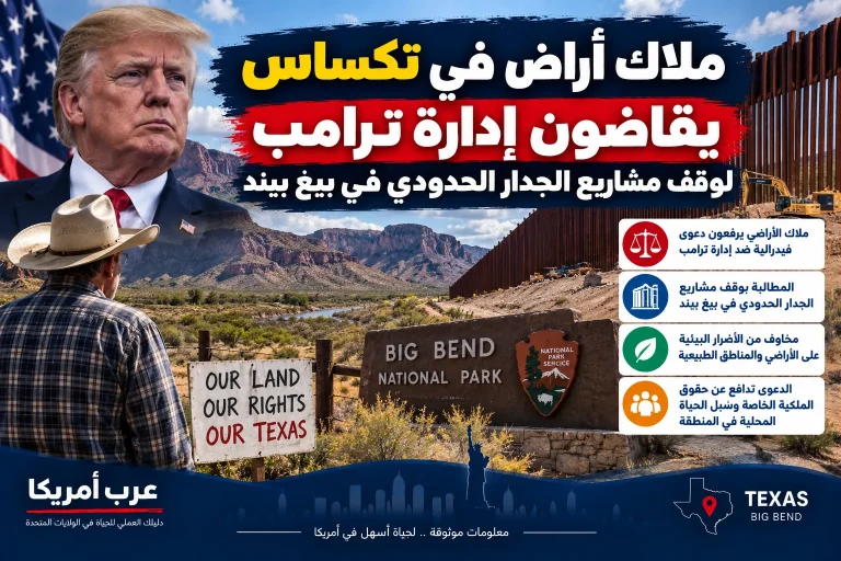 ملاك أراضٍ في تكساس يقاضون إدارة ترامب لوقف مشاريع الجدار الحدودي في بيغ بيند
