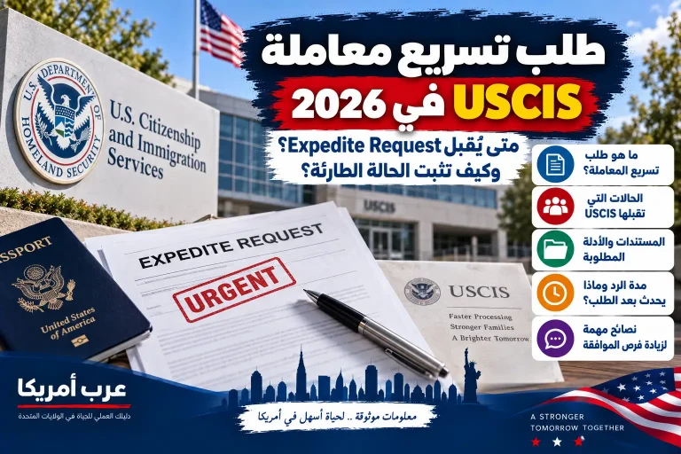 طلب تسريع معاملة USCIS في 2026: متى يُقبل Expedite Request وكيف تثبت الحالة الطارئة؟