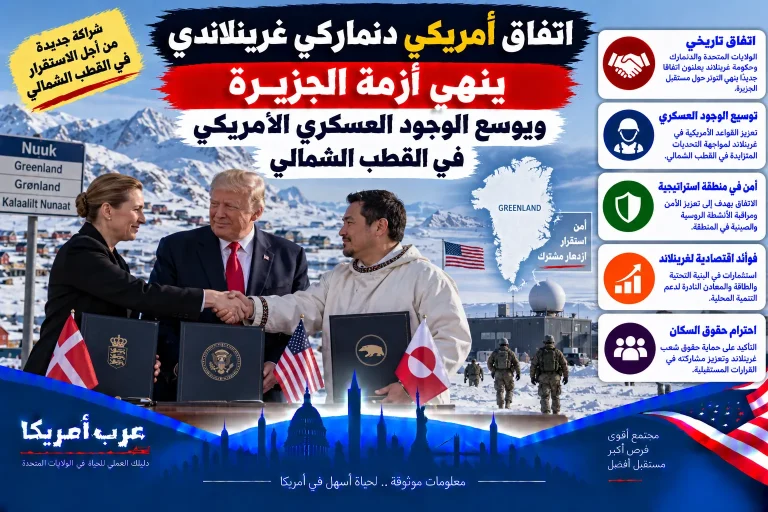 اتفاق أمريكي دنماركي غرينلاندي ينهي أزمة الجزيرة ويوسع الوجود العسكري الأمريكي في القطب الشمالي