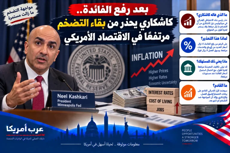 بعد رفع الفائدة.. كاشكاري يحذر من بقاء التضخم مرتفعًا في الاقتصاد الأمريكي