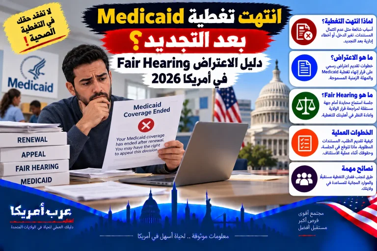 انتهت تغطية Medicaid بعد التجديد؟ دليل الاعتراض وFair Hearing في أمريكا 2026