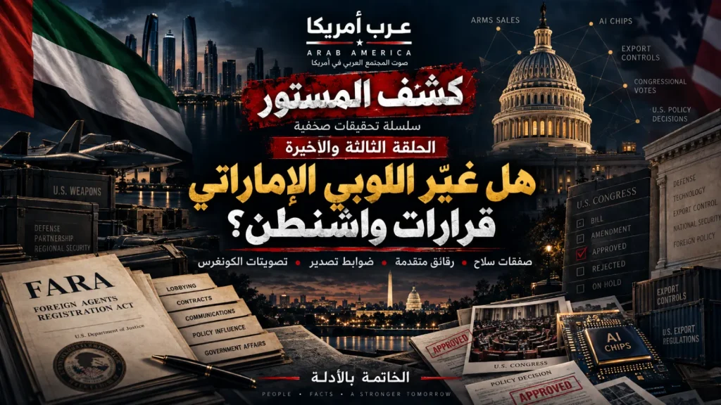 كشف المستور | الحلقة الثالثة والأخيرة: هل غيّر اللوبي الإماراتي قرارات واشنطن؟