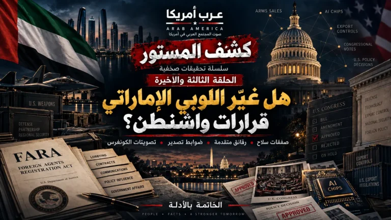 كشف المستور | الحلقة الثالثة والأخيرة: هل غيّر اللوبي الإماراتي قرارات واشنطن؟