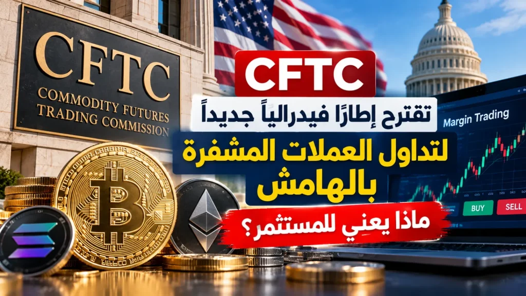 CFTC تقترح إطارًا فيدراليًا جديدًا لتداول العملات المشفرة بالهامش.. ماذا يعني للمستثمر؟