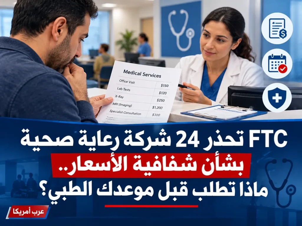 FTC تحذر 24 شركة رعاية صحية بشأن شفافية الأسعار.. ماذا تطلب قبل موعدك الطبي؟