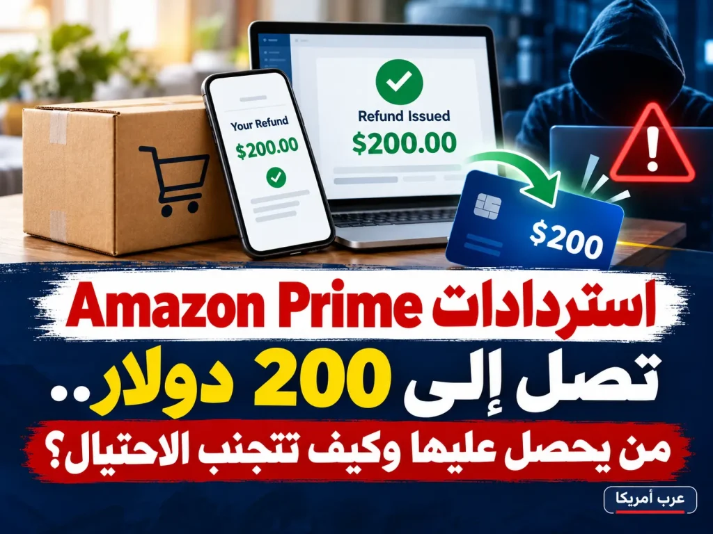 استردادات Amazon Prime تصل إلى 200 دولار.. من يحصل عليها وكيف تتجنب الاحتيال؟