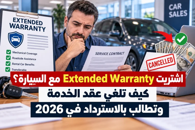 اشتريت Extended Warranty مع السيارة؟ كيف تلغي عقد الخدمة وتطالب بالاسترداد في 2026