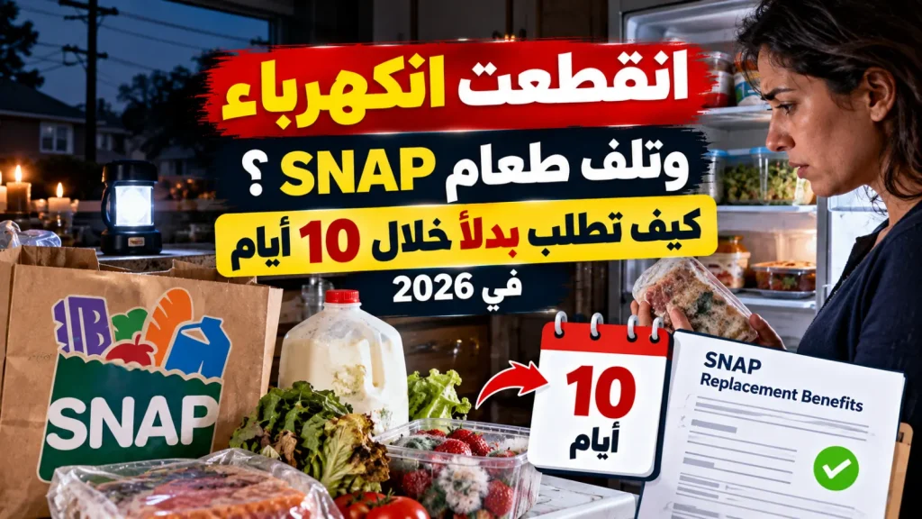 انقطعت الكهرباء وتلف طعام SNAP؟ كيف تطلب بدلًا خلال 10 أيام في 2026