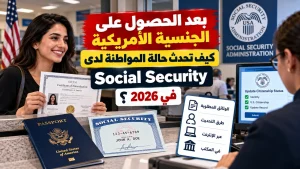بعد الحصول على الجنسية الأمريكية: كيف تحدّث حالة المواطنة لدى Social Security في 2026؟