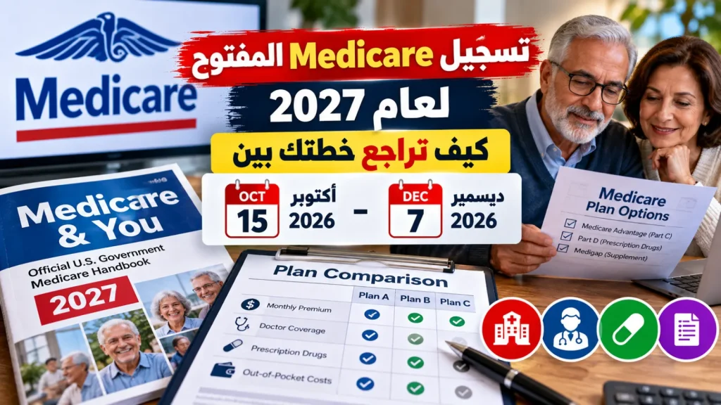 تسجيل Medicare المفتوح لعام 2027: كيف تراجع خطتك بين 15 أكتوبر و7 ديسمبر 2026؟