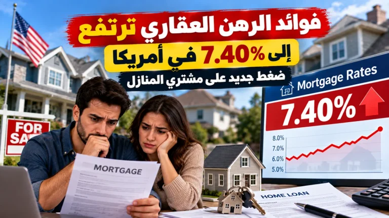 فوائد الرهن العقاري ترتفع إلى 7.40% في أمريكا.. ضغط جديد على مشتري المنازل