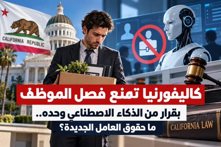 كاليفورنيا تمنع فصل الموظف بقرار من الذكاء الاصطناعي وحده.. ما حقوق العامل الجديدة؟