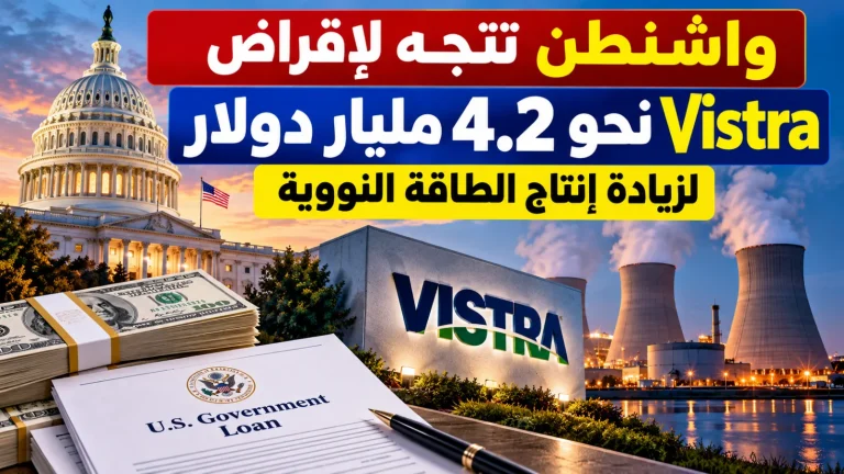 واشنطن تتجه لإقراض Vistra نحو 4.2 مليار دولار لزيادة إنتاج الطاقة النووية